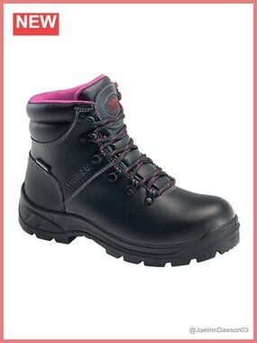Avenger Work Boots Waterproof Leather EH Safe Slip Resistant Women's Boots